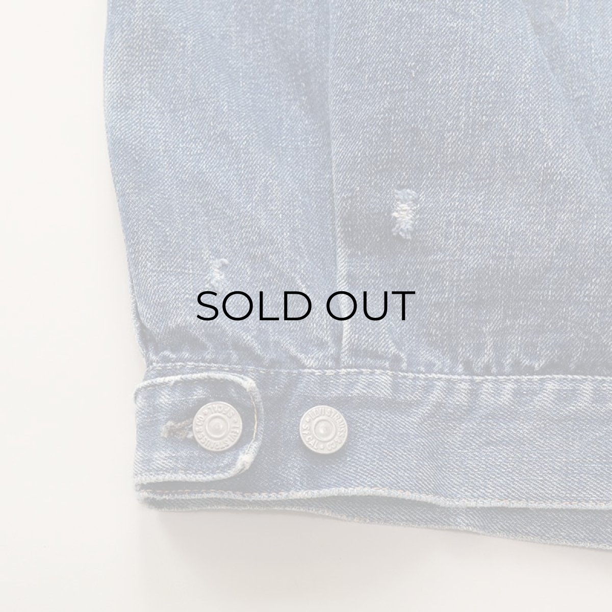 画像16: 50's LEVI'S 507XX "2nd type" DENIM CUT OFF JACKET "ONE SIDE TAG" (16)