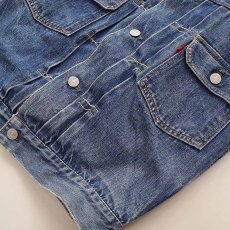 画像6: 50's LEVI'S 507XX "2nd type" DENIM CUT OFF JACKET "ONE SIDE TAG" (6)