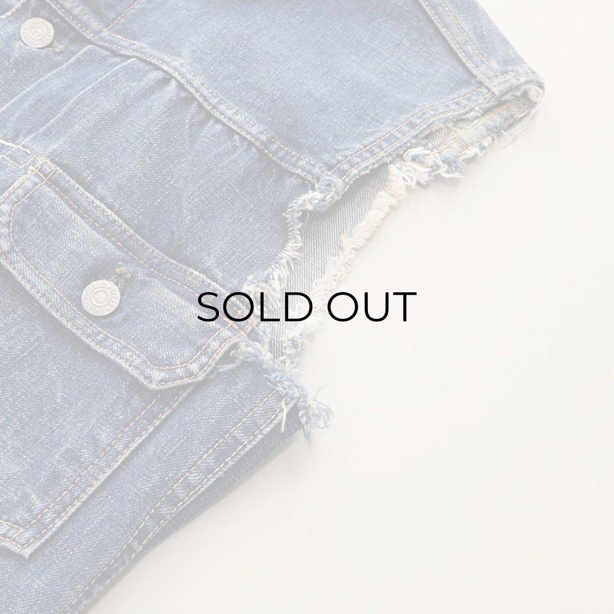 画像5: 50's LEVI'S 507XX "2nd type" DENIM CUT OFF JACKET "ONE SIDE TAG" (5)