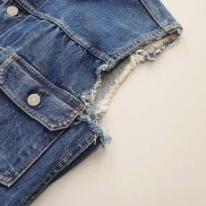 画像5: 50's LEVI'S 507XX "2nd type" DENIM CUT OFF JACKET "ONE SIDE TAG" (5)