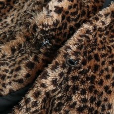 画像6: 〜90's duffel LEOPARD PATTERN FAKE FUR HOODED COAT (6)