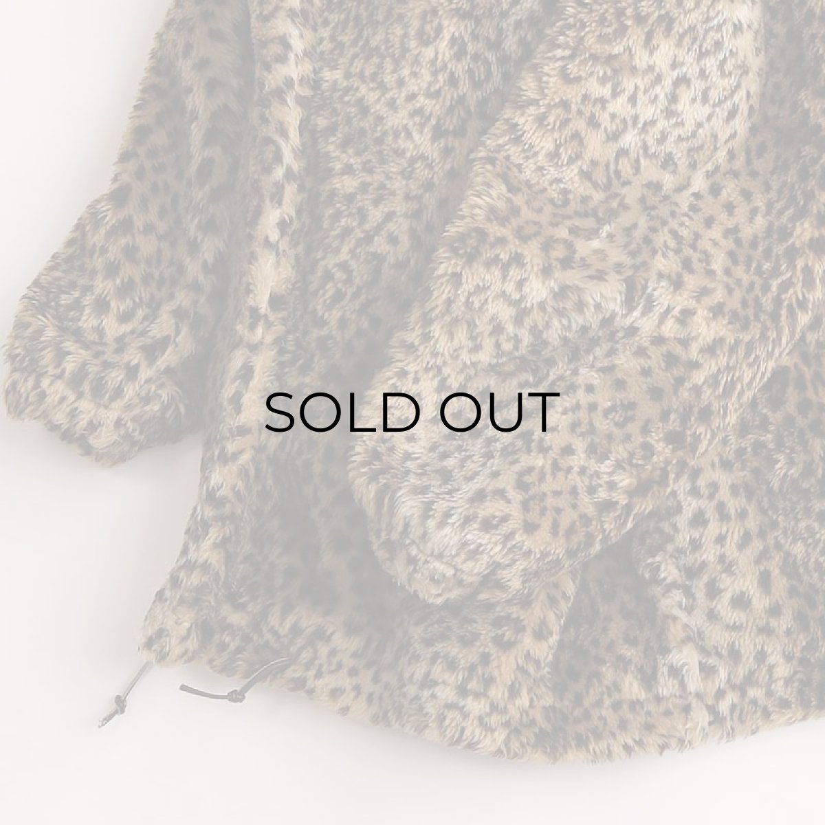 画像4: 〜90's duffel LEOPARD PATTERN FAKE FUR HOODED COAT (4)