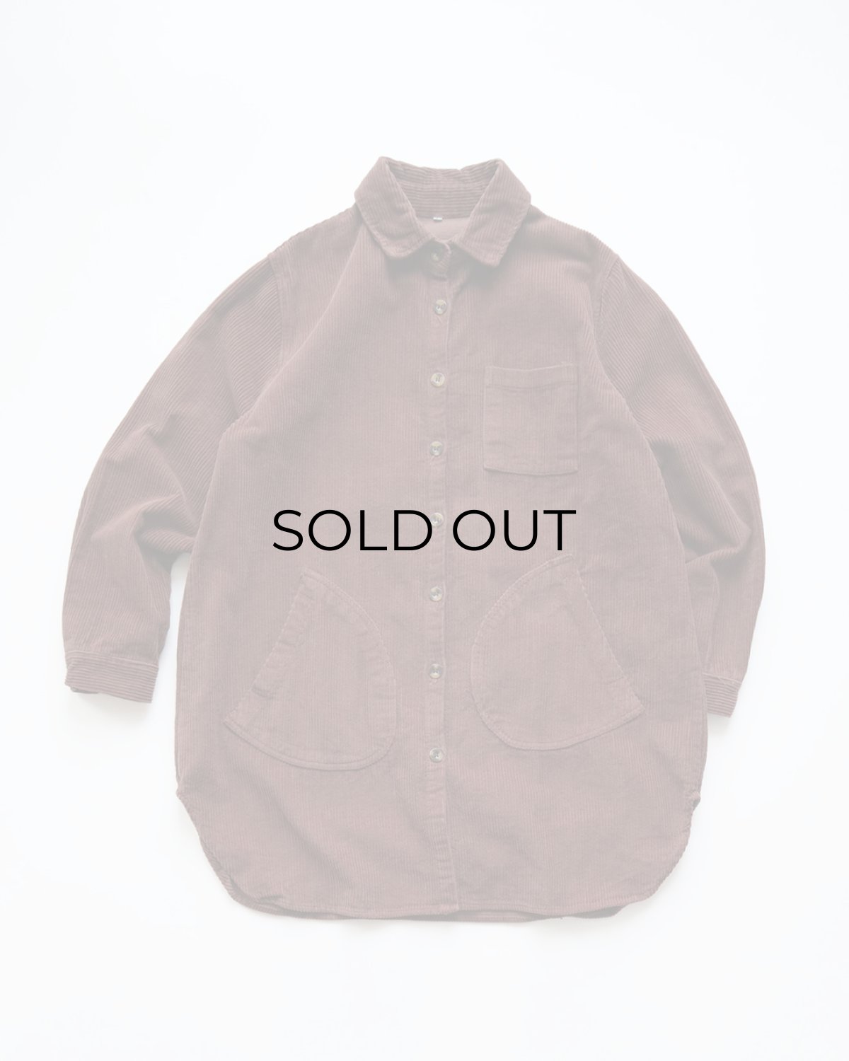 画像1: OLD UNKNOWN BRAND COTTON WIDE WALE CORDUROY SHIRT JACKET (1)