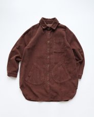 画像1: OLD UNKNOWN BRAND COTTON WIDE WALE CORDUROY SHIRT JACKET (1)