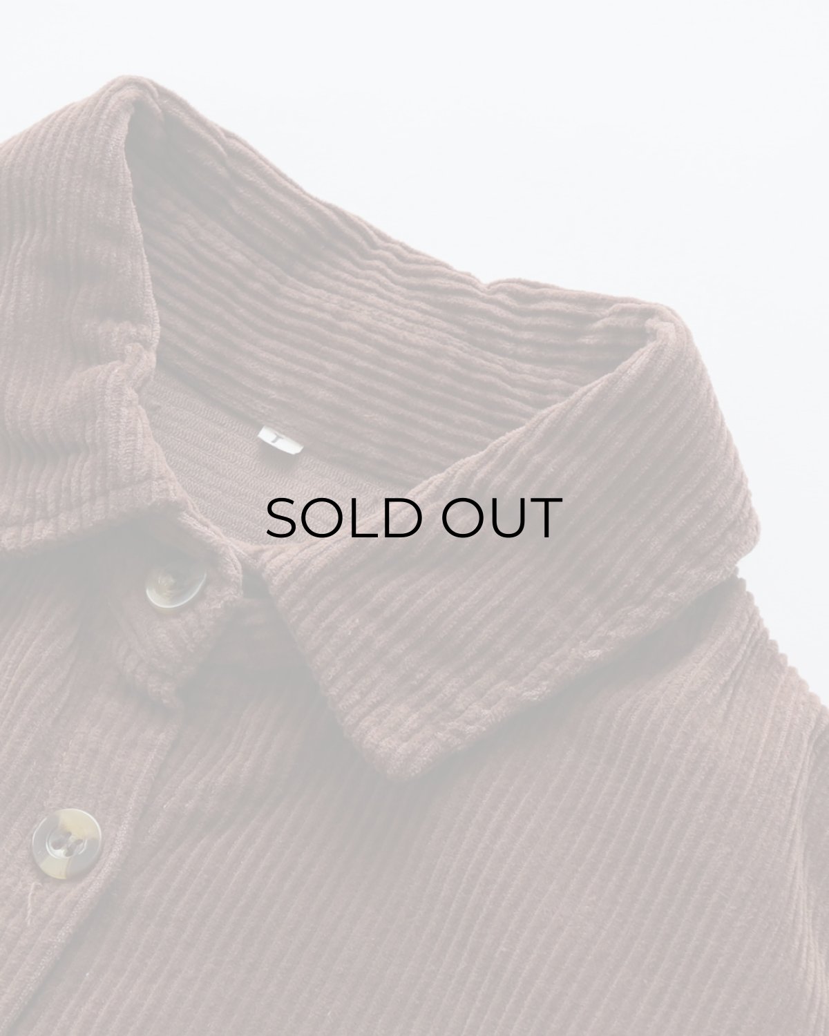 画像7: OLD UNKNOWN BRAND COTTON WIDE WALE CORDUROY SHIRT JACKET (7)