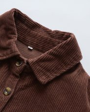 画像7: OLD UNKNOWN BRAND COTTON WIDE WALE CORDUROY SHIRT JACKET (7)
