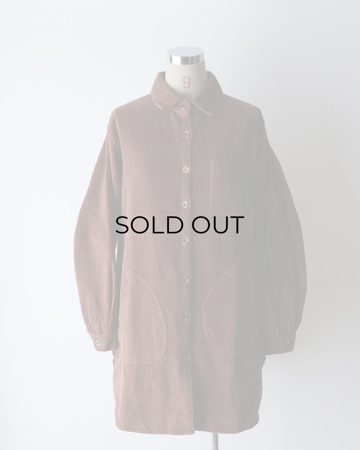 画像11: OLD UNKNOWN BRAND COTTON WIDE WALE CORDUROY SHIRT JACKET (11)