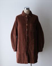 画像11: OLD UNKNOWN BRAND COTTON WIDE WALE CORDUROY SHIRT JACKET (11)