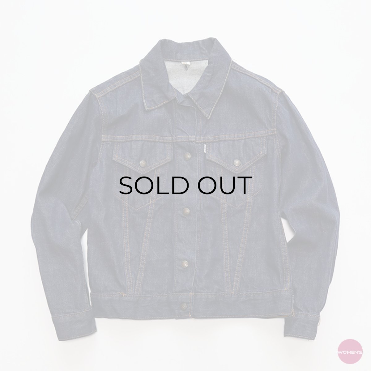 画像1: 〜70's LEVI'S "Levi's for Gals" COTTON DENIM TRUCKER JACKET "BIG E" (1)