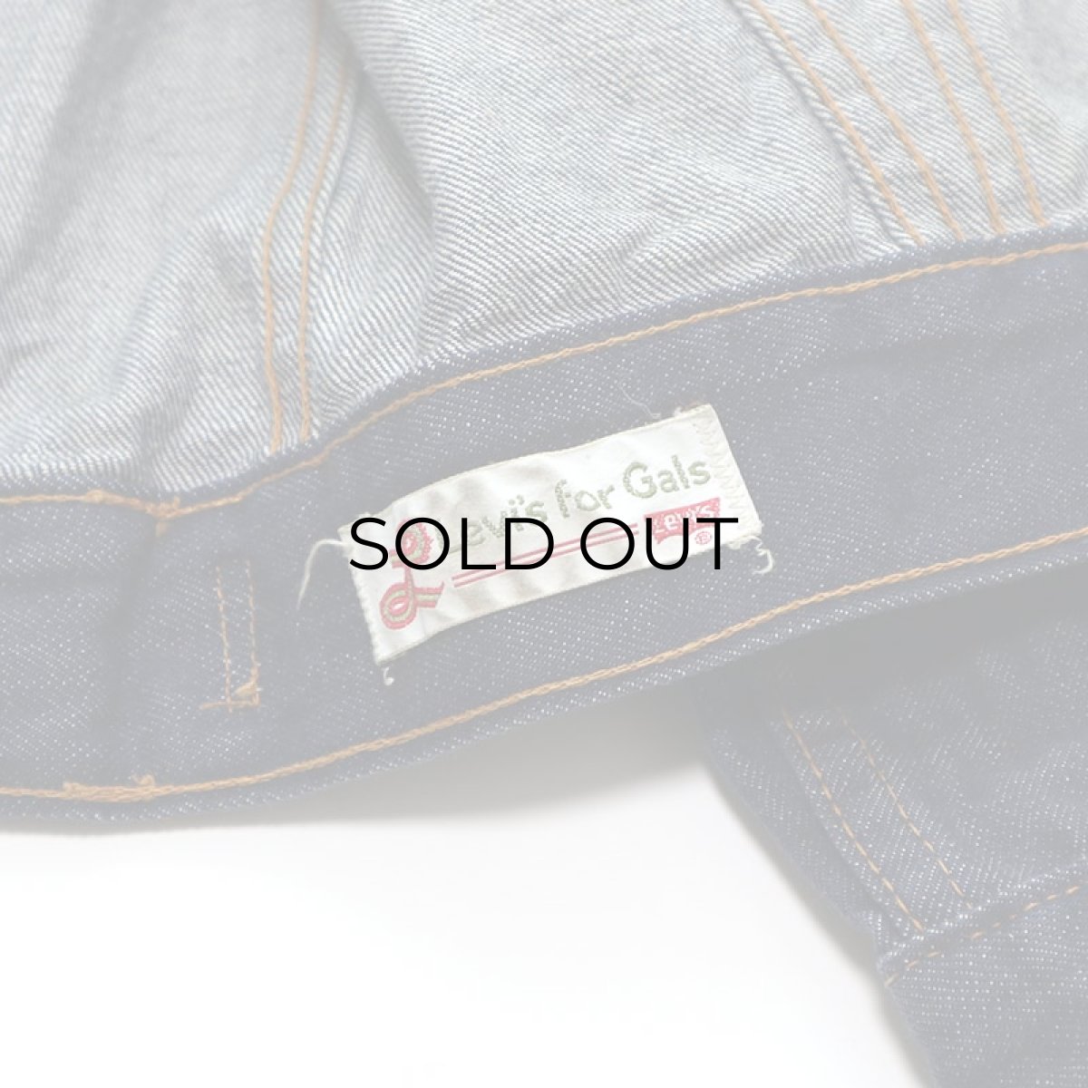 画像10: 〜70's LEVI'S "Levi's for Gals" COTTON DENIM TRUCKER JACKET "BIG E" (10)