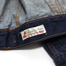 画像10: 〜70's LEVI'S "Levi's for Gals" COTTON DENIM TRUCKER JACKET "BIG E" (10)