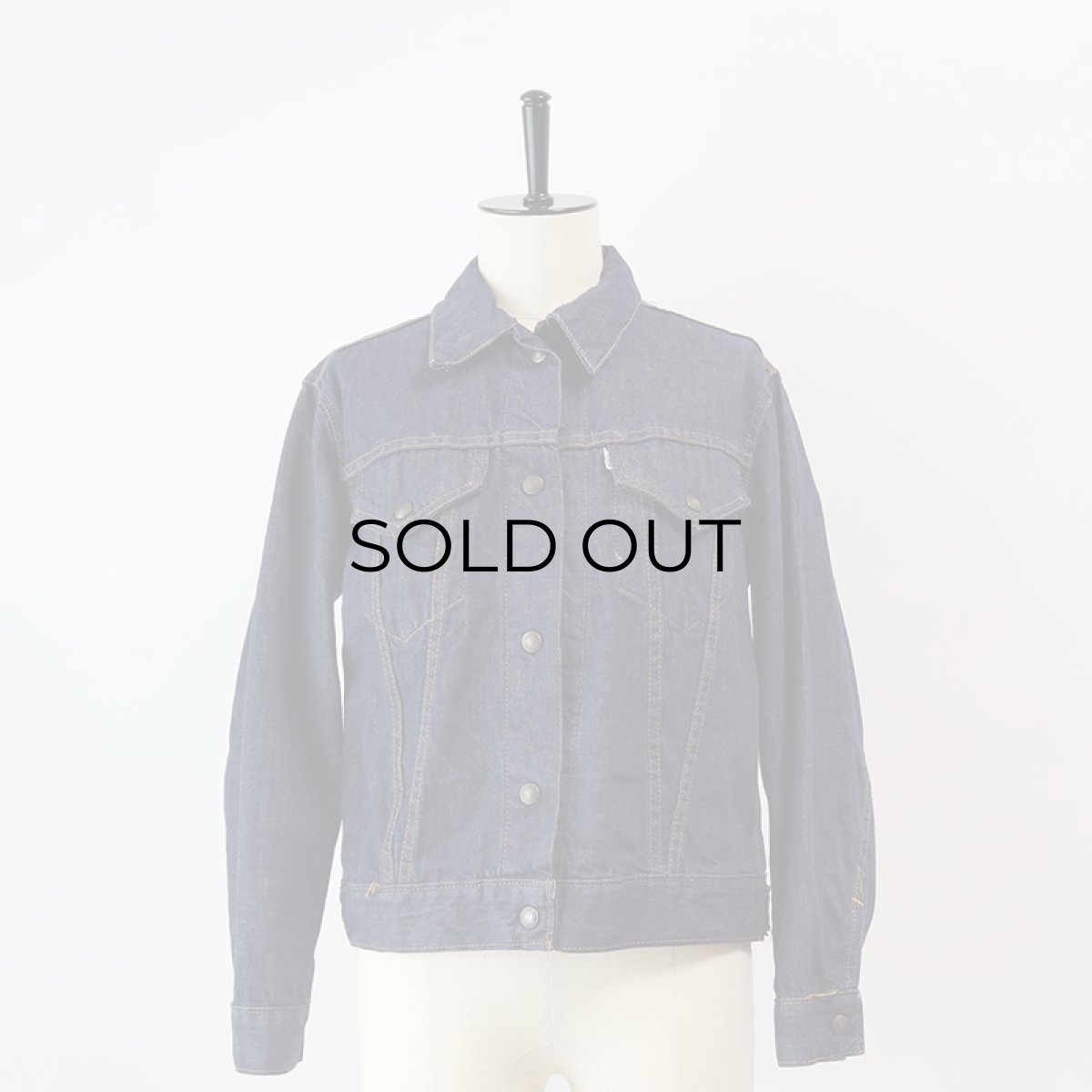 画像13: 〜70's LEVI'S "Levi's for Gals" COTTON DENIM TRUCKER JACKET "BIG E" (13)