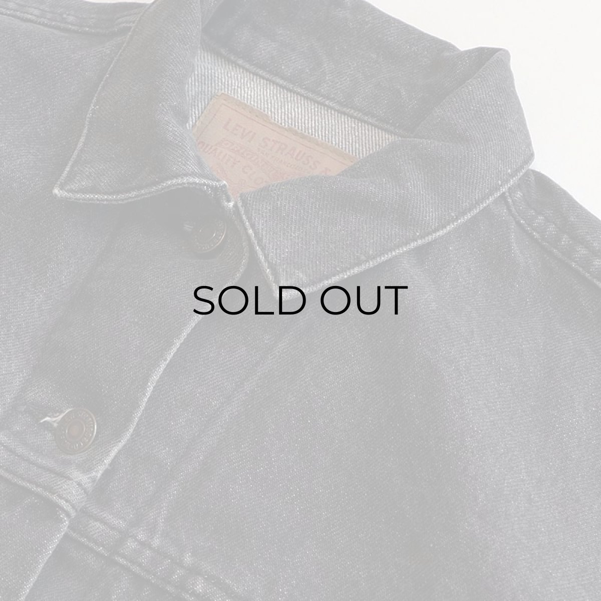 画像4: 80's LEVI'S 77930 BLACK DENIM WOMEN'S 4P TRUCKER JACKET "MADE IN USA" (4)