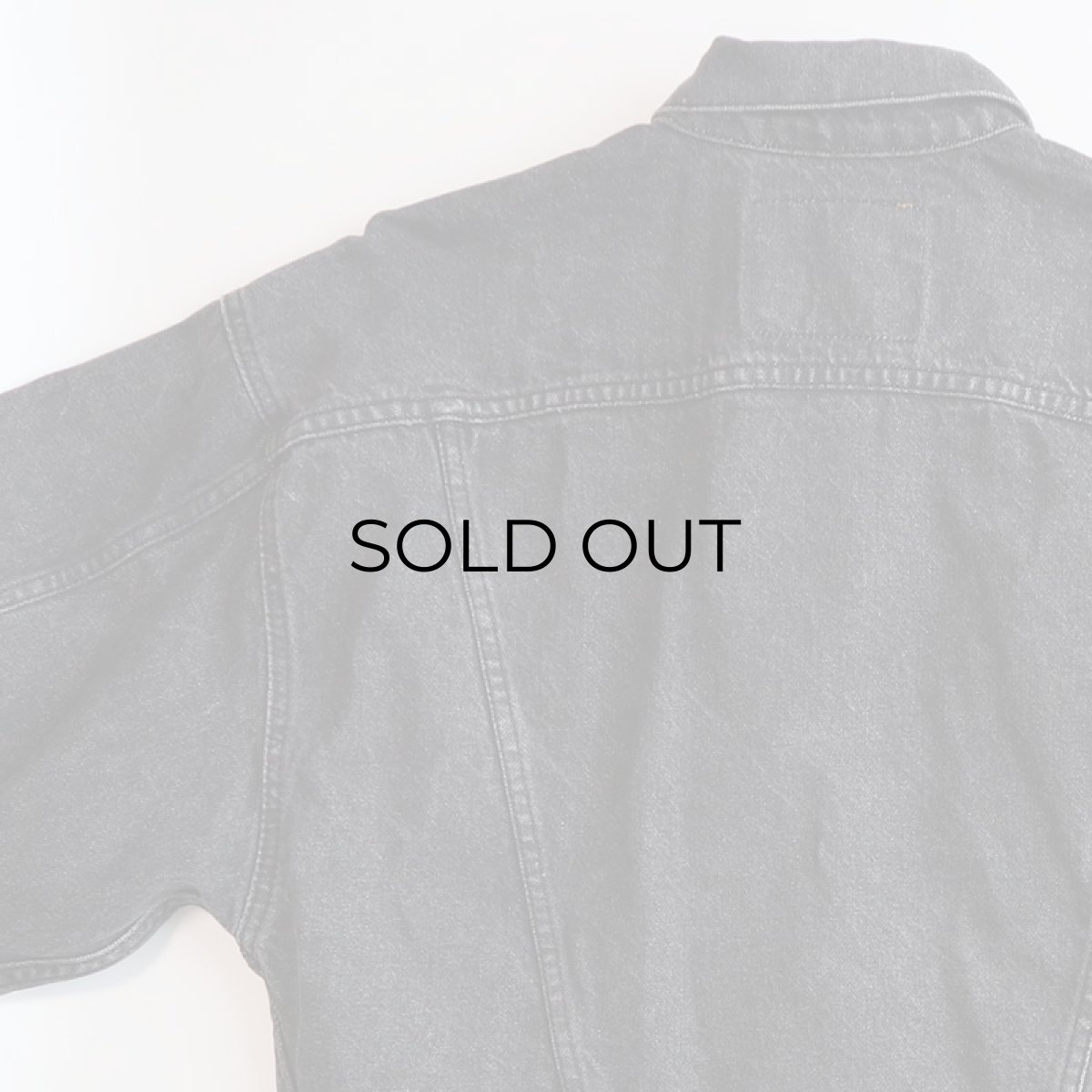 画像6: 80's LEVI'S 77930 BLACK DENIM WOMEN'S 4P TRUCKER JACKET "MADE IN USA" (6)