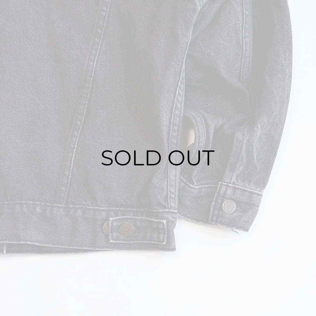 画像7: 80's LEVI'S 77930 BLACK DENIM WOMEN'S 4P TRUCKER JACKET "MADE IN USA" (7)