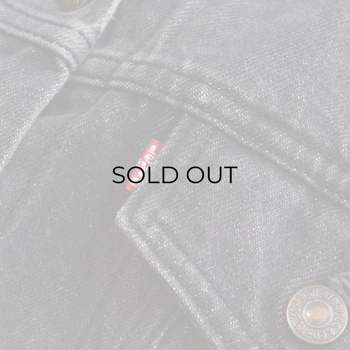 画像9: 80's LEVI'S 77930 BLACK DENIM WOMEN'S 4P TRUCKER JACKET "MADE IN USA" (9)