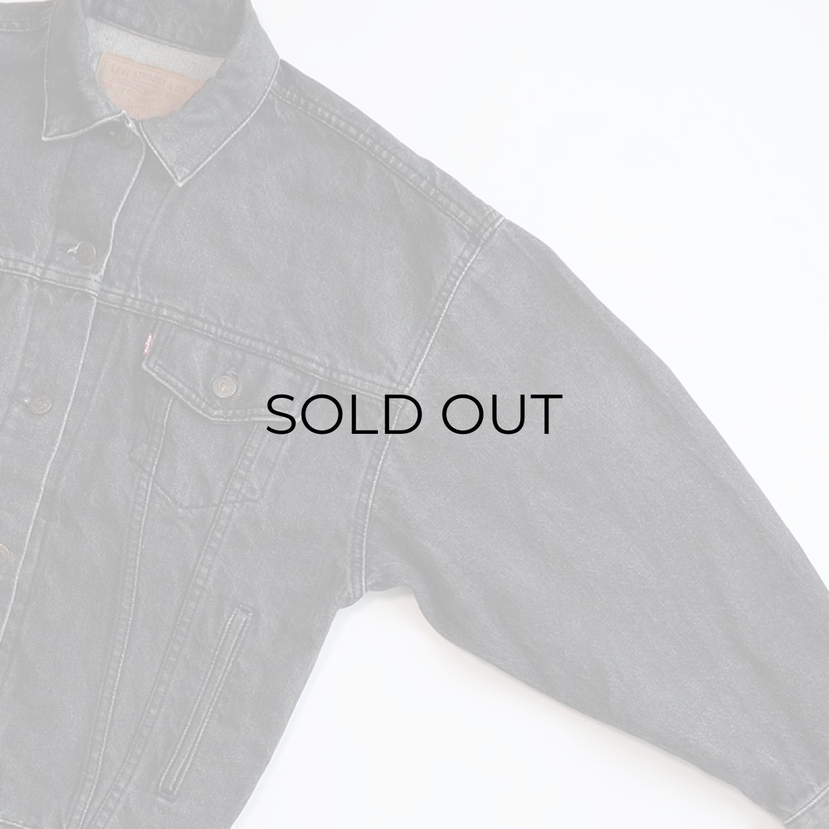 画像3: 80's LEVI'S 77930 BLACK DENIM WOMEN'S 4P TRUCKER JACKET "MADE IN USA" (3)