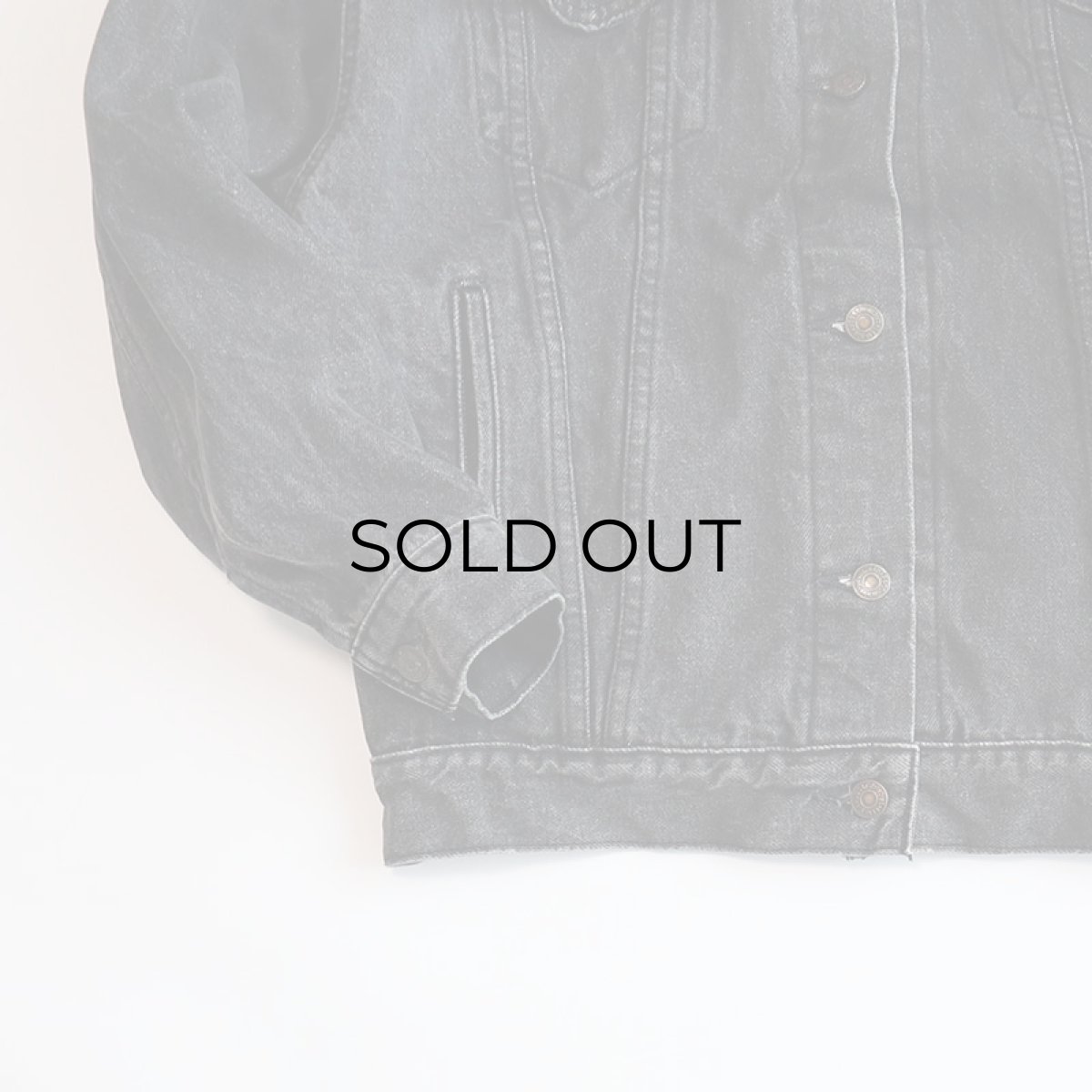 画像5: 80's LEVI'S 77930 BLACK DENIM WOMEN'S 4P TRUCKER JACKET "MADE IN USA" (5)