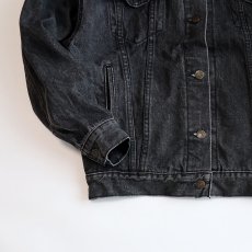 画像5: 80's LEVI'S 77930 BLACK DENIM WOMEN'S 4P TRUCKER JACKET "MADE IN USA" (5)