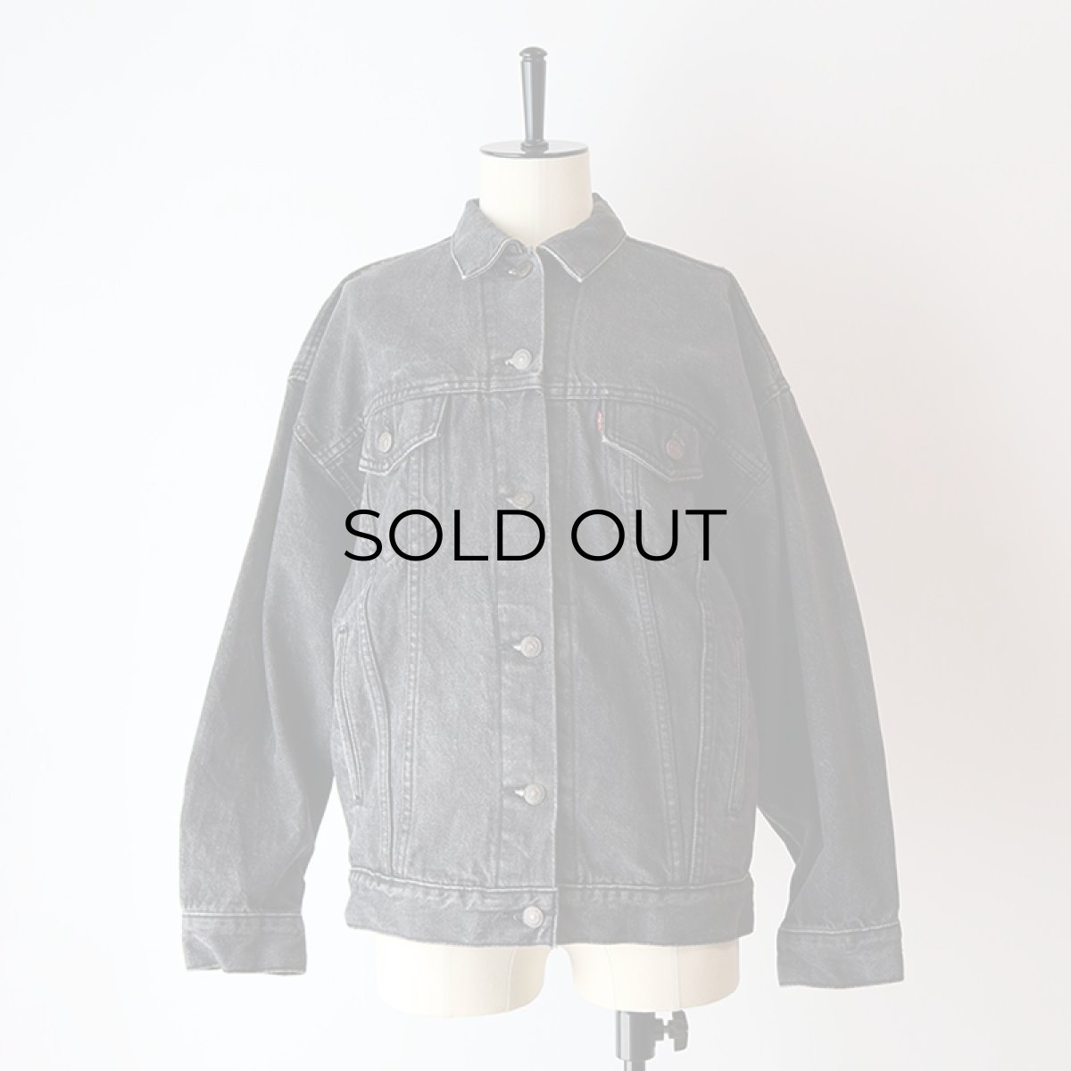 画像12: 80's LEVI'S 77930 BLACK DENIM WOMEN'S 4P TRUCKER JACKET "MADE IN USA" (12)