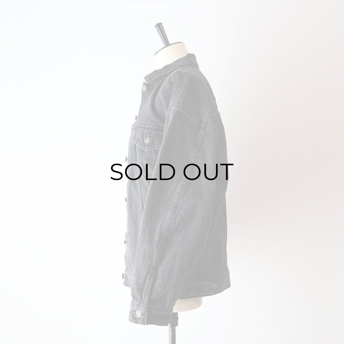 画像13: 80's LEVI'S 77930 BLACK DENIM WOMEN'S 4P TRUCKER JACKET "MADE IN USA" (13)