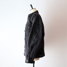 画像13: 80's LEVI'S 77930 BLACK DENIM WOMEN'S 4P TRUCKER JACKET "MADE IN USA" (13)