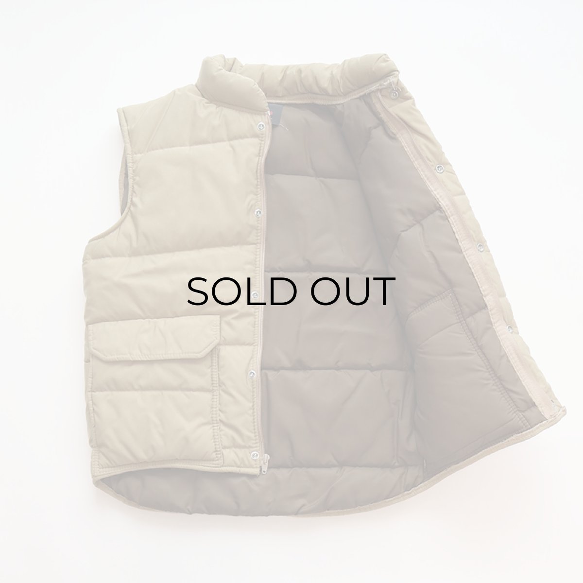 画像2: 80's A&M INDUSTRIES COTTON NYLON PADDED VEST (2)