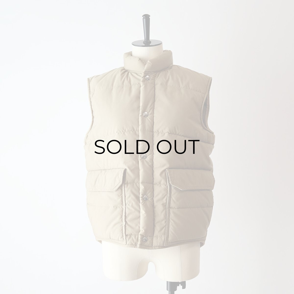 画像10: 80's A&M INDUSTRIES COTTON NYLON PADDED VEST (10)