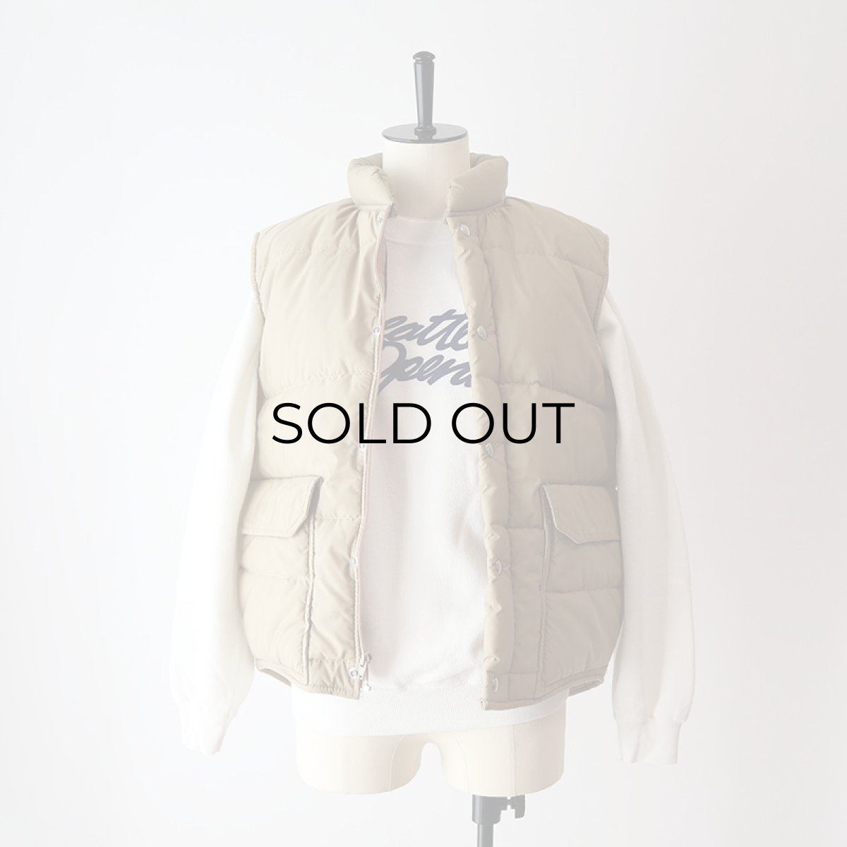 画像9: 80's A&M INDUSTRIES COTTON NYLON PADDED VEST (9)