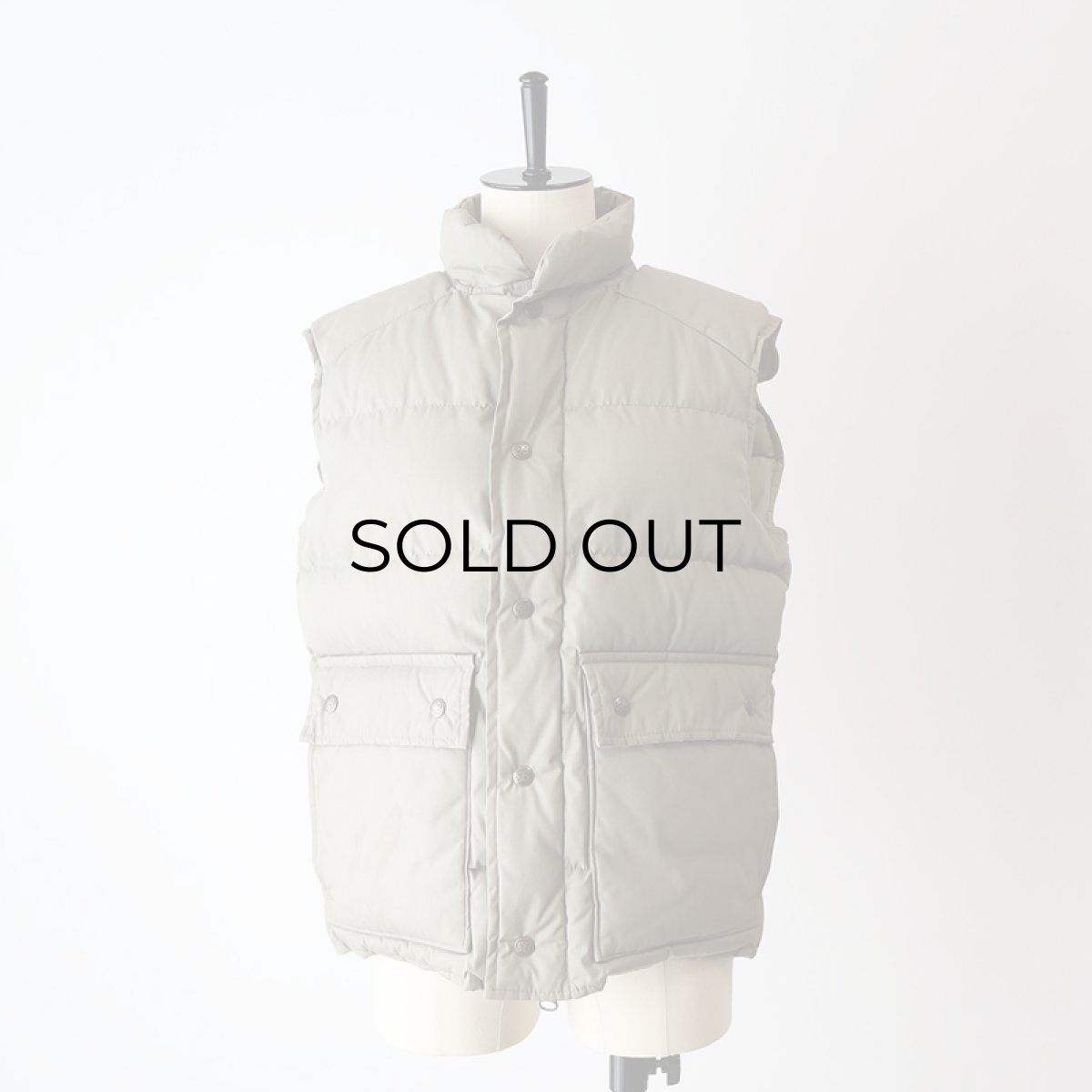 画像12: 〜80's Eddie Bauer COTTON NYLON DOWN VEST (12)