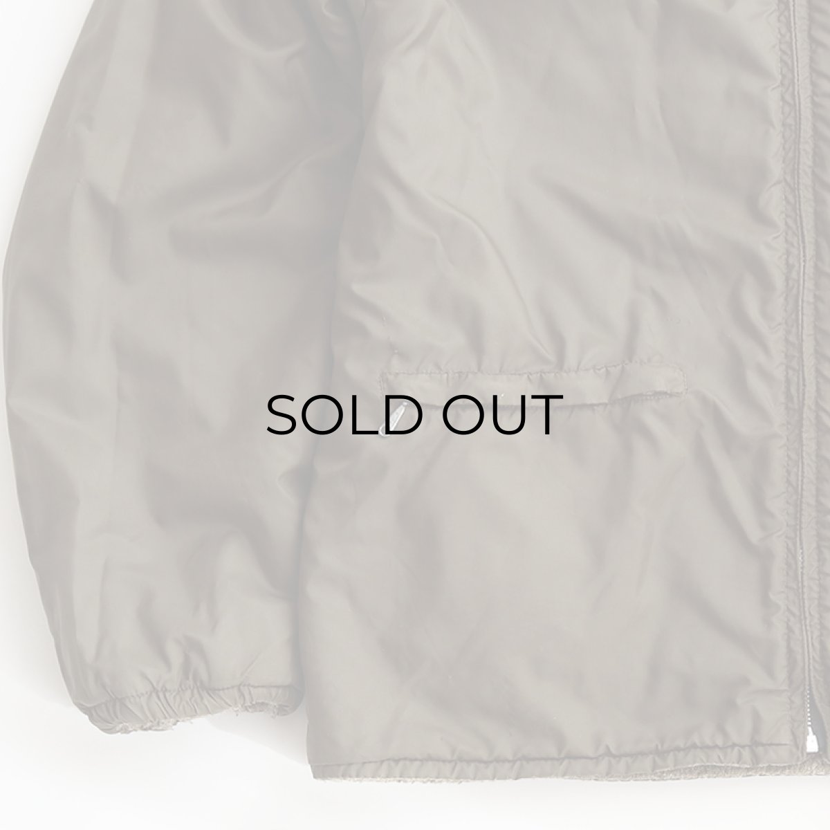 画像11: 〜60's UNKNOWN BRAND BOA FLEECE x NYLON REVERSIBLE ZIP HOODED JACKET (11)
