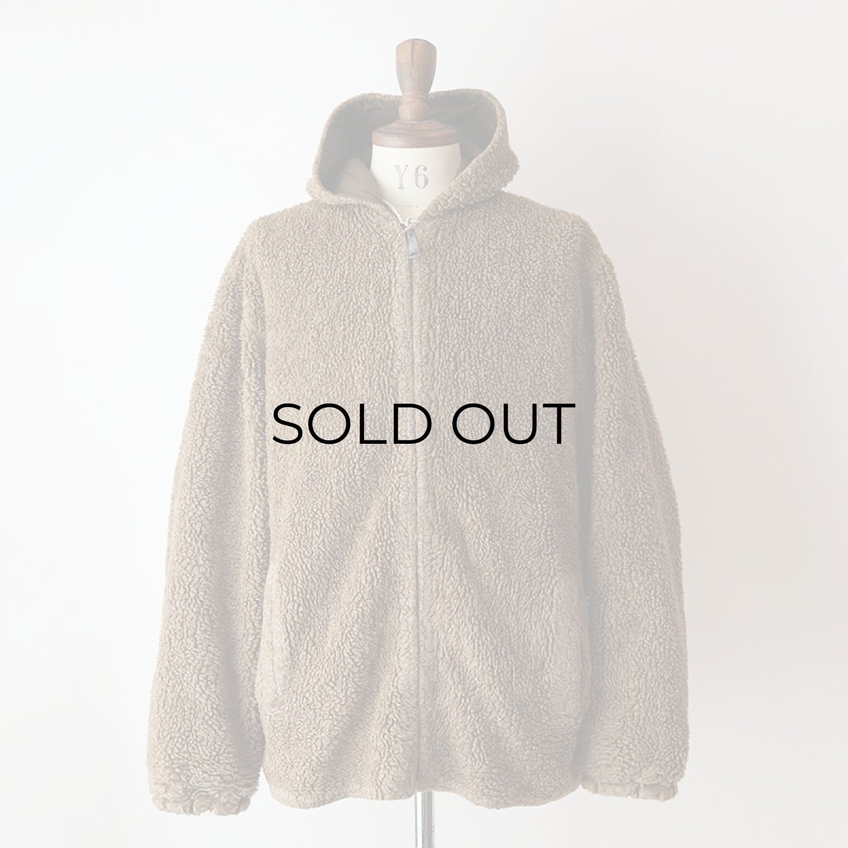 画像19: 〜60's UNKNOWN BRAND BOA FLEECE x NYLON REVERSIBLE ZIP HOODED JACKET (19)