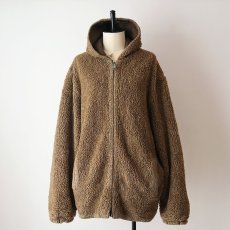 画像22: 〜60's UNKNOWN BRAND BOA FLEECE x NYLON REVERSIBLE ZIP HOODED JACKET (22)