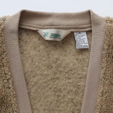 画像9: 90's HABAND BOA FLEECE V NECK CARDIGAN (9)