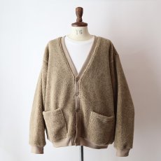 画像10: 90's HABAND BOA FLEECE V NECK CARDIGAN (10)