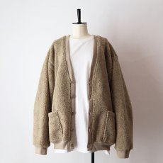 画像14: 90's HABAND BOA FLEECE V NECK CARDIGAN (14)