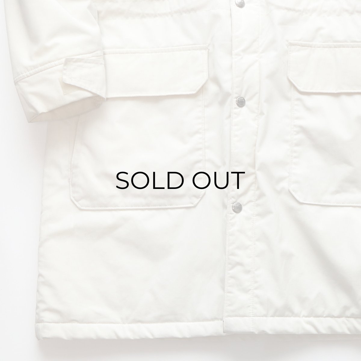 画像5: 80's L.L. Bean POLYESTER COTTON WOOL CHECK LINING PADDED LONG MOUNTAIN JACKET with HOOD (5)