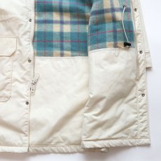 画像6: 80's L.L. Bean POLYESTER COTTON WOOL CHECK LINING PADDED LONG MOUNTAIN JACKET with HOOD (6)