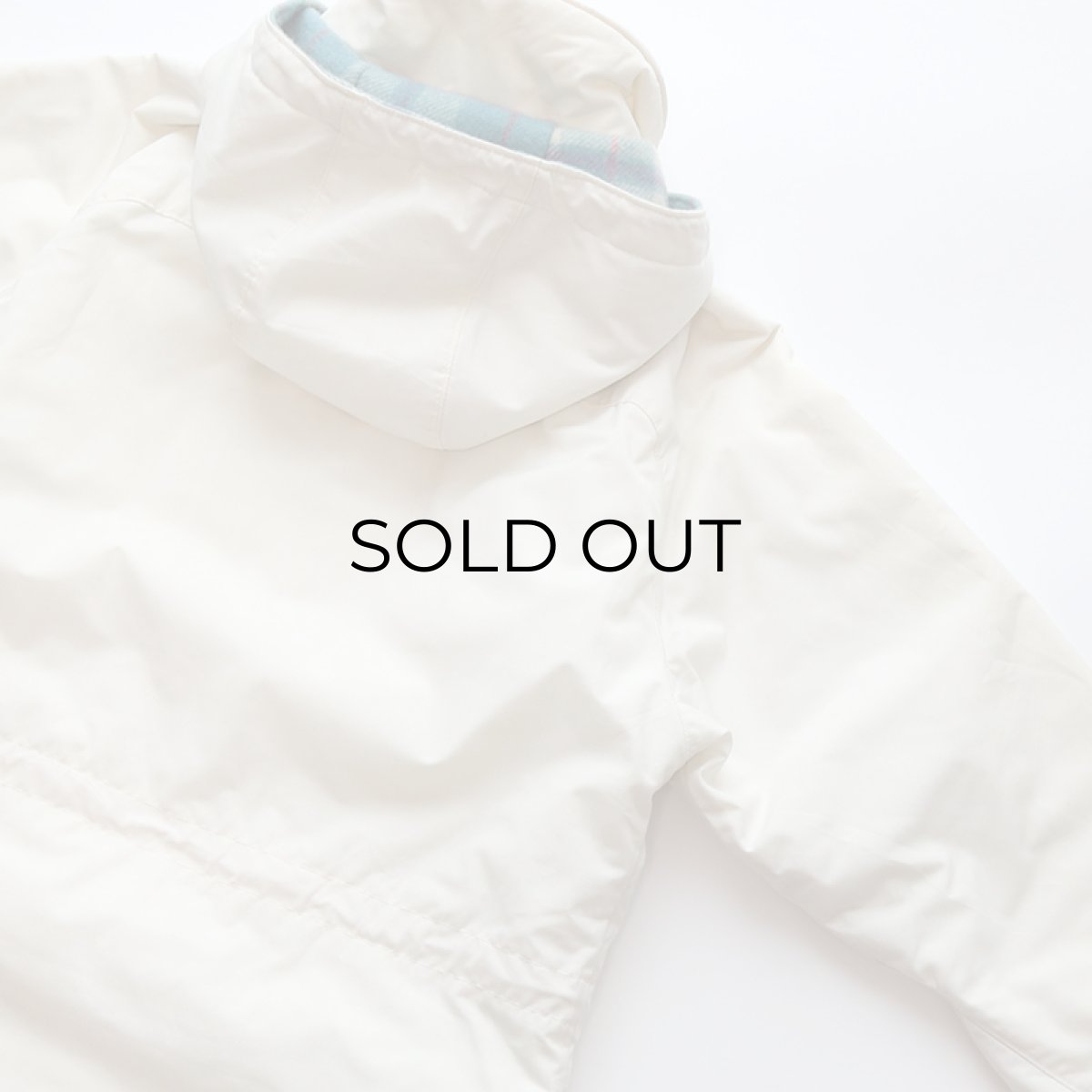 画像7: 80's L.L. Bean POLYESTER COTTON WOOL CHECK LINING PADDED LONG MOUNTAIN JACKET with HOOD (7)