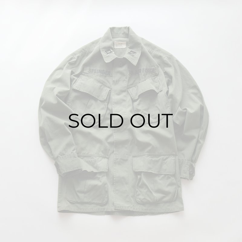 60's US ARMY RIP-STOP COTTON POPLIN JUNGLE FATIGUE JACKET