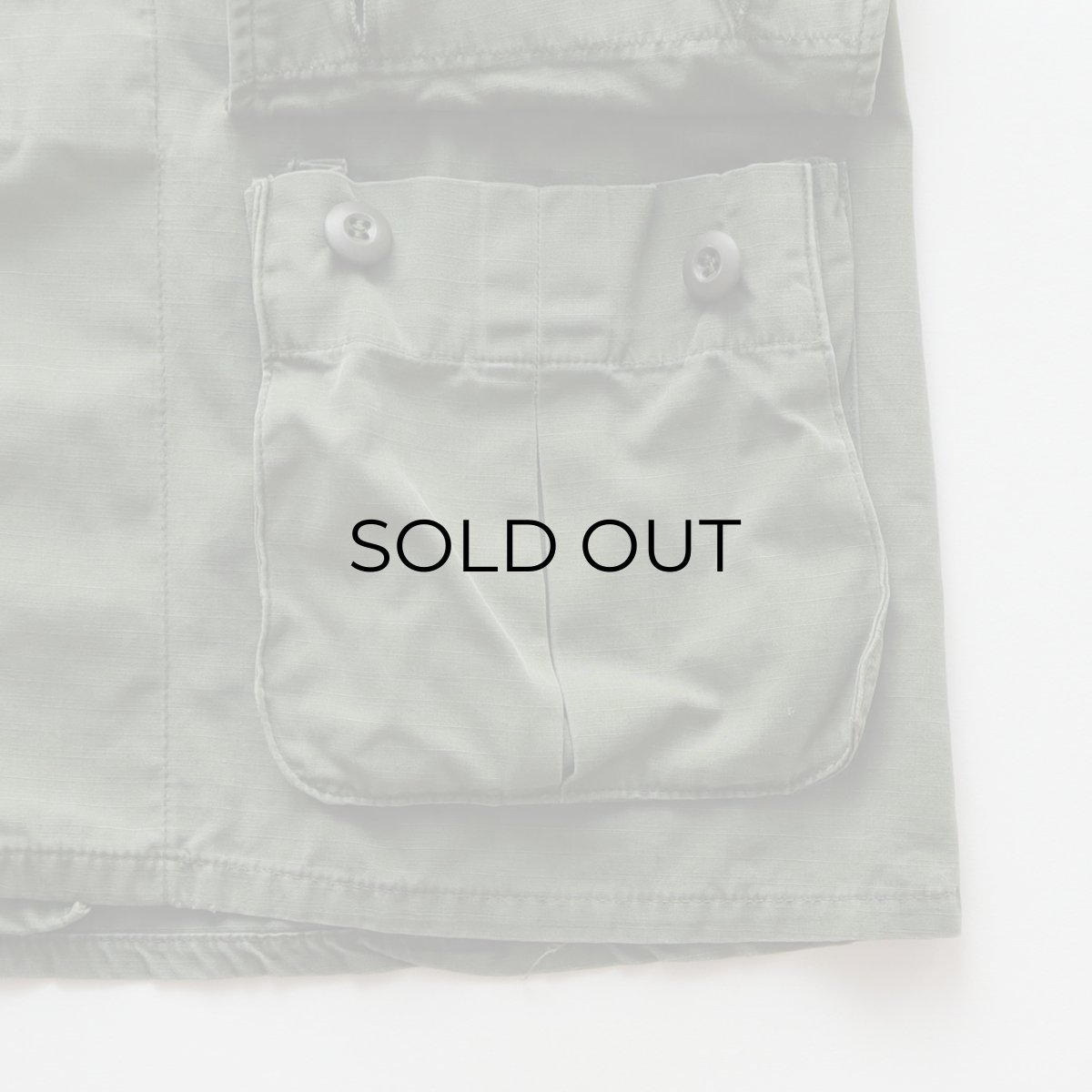 画像10: 60's US ARMY RIP-STOP COTTON POPLIN JUNGLE FATIGUE JACKET "4th MODEL"【SIZE : X-SMALL - SHORT】 (10)