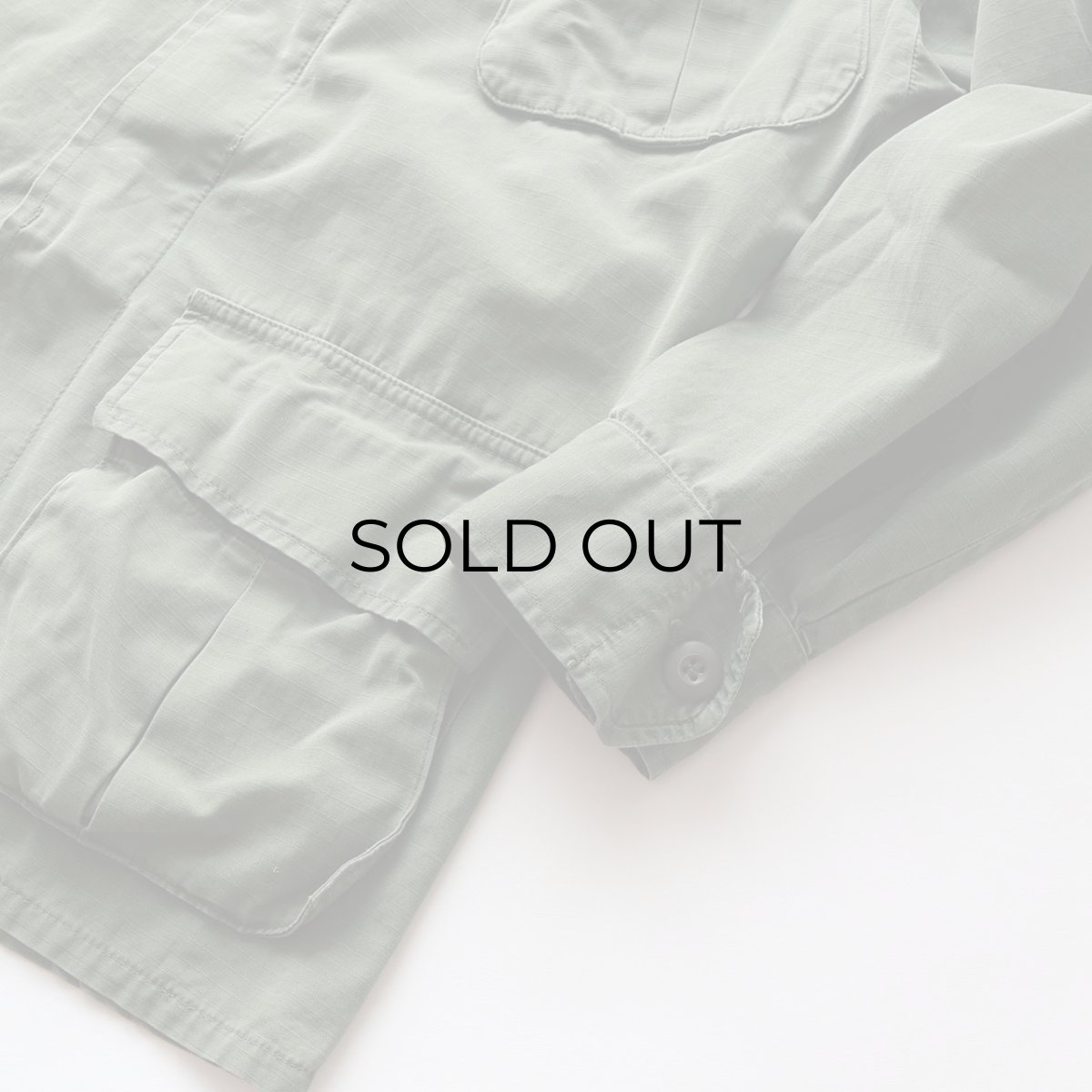 画像9: 60's US ARMY RIP-STOP COTTON POPLIN JUNGLE FATIGUE JACKET "4th MODEL"【SIZE : X-SMALL - SHORT】 (9)