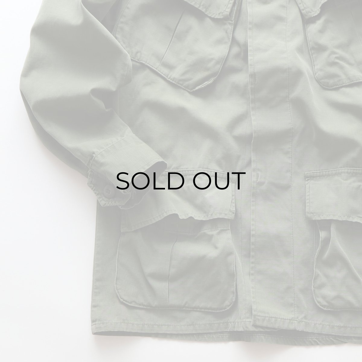 画像6: 60's US ARMY RIP-STOP COTTON POPLIN JUNGLE FATIGUE JACKET "4th MODEL"【SIZE : X-SMALL - SHORT】 (6)
