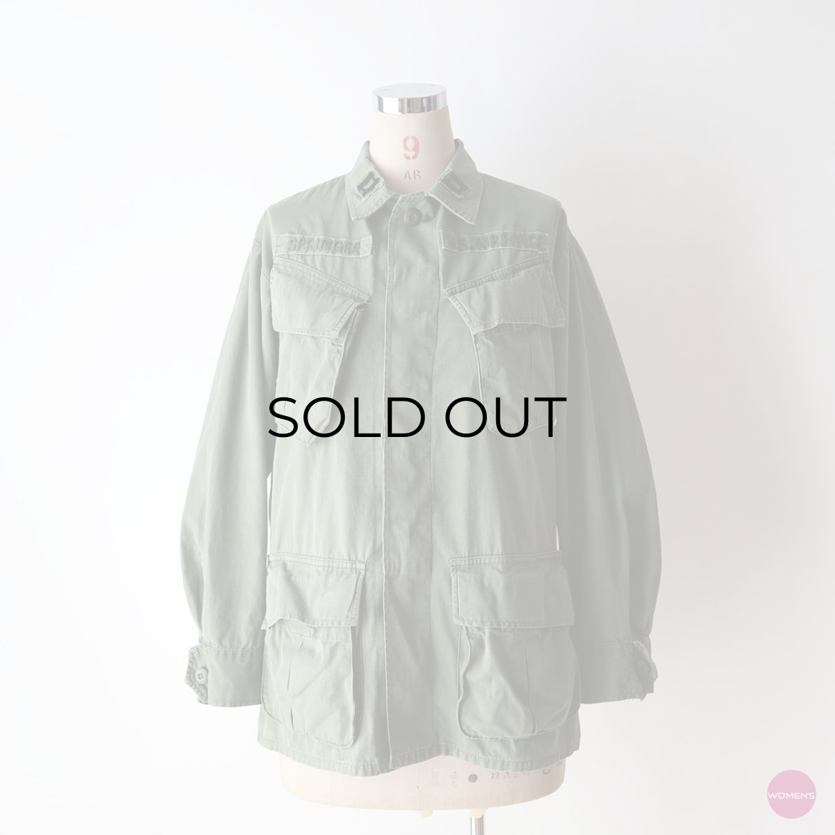 画像15: 60's US ARMY RIP-STOP COTTON POPLIN JUNGLE FATIGUE JACKET "4th MODEL"【SIZE : X-SMALL - SHORT】 (15)