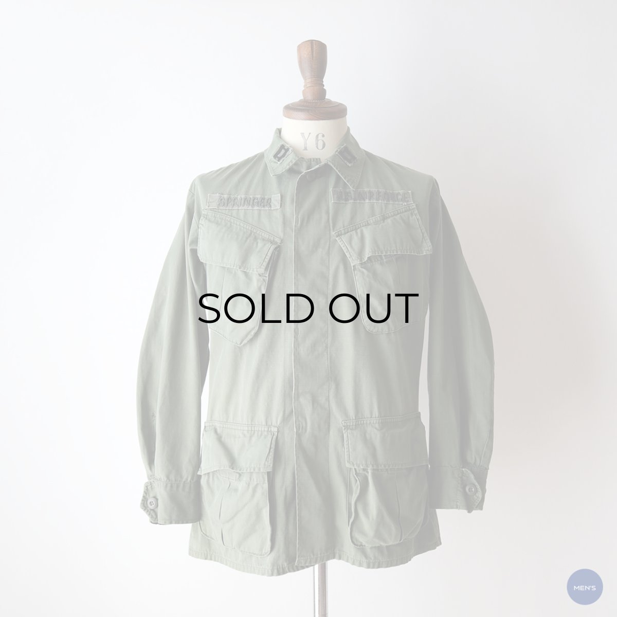 画像18: 60's US ARMY RIP-STOP COTTON POPLIN JUNGLE FATIGUE JACKET "4th MODEL"【SIZE : X-SMALL - SHORT】 (18)