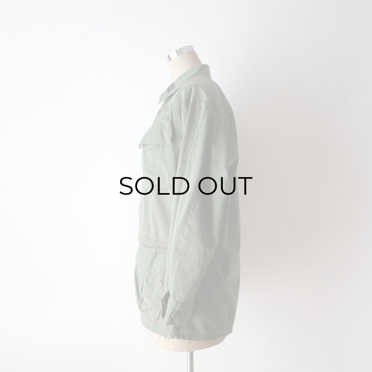 画像16: 60's US ARMY RIP-STOP COTTON POPLIN JUNGLE FATIGUE JACKET "4th MODEL"【SIZE : X-SMALL - SHORT】 (16)