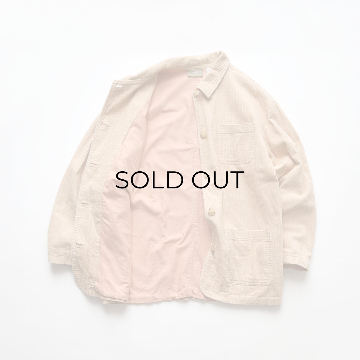 画像2: 90's Liz claiborne COTTON WIDE WALE CORDUROY CHORE JACKET (2)