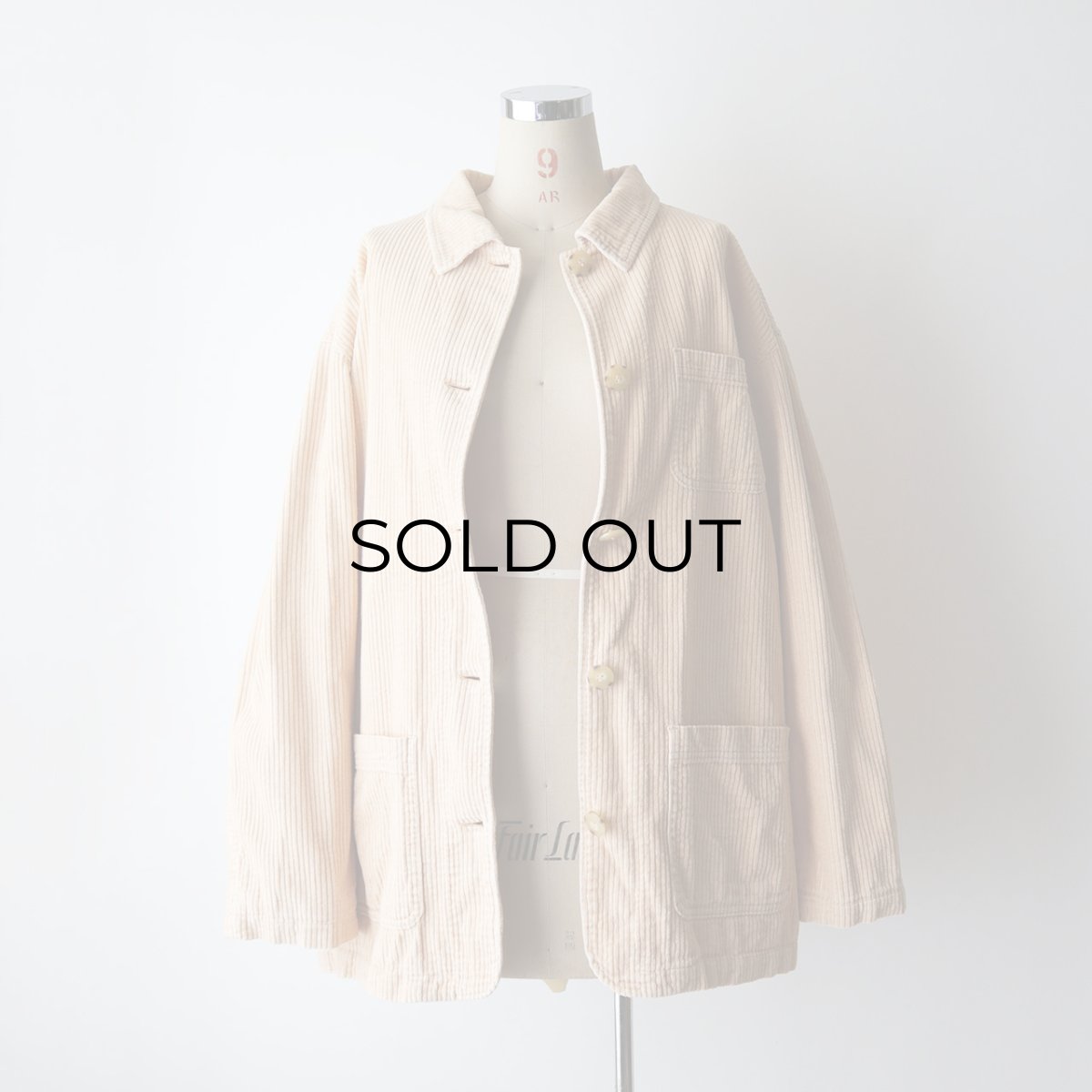 画像10: 90's Liz claiborne COTTON WIDE WALE CORDUROY CHORE JACKET (10)