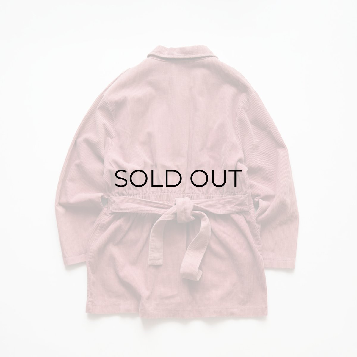 画像3: UNKNOWN BRAND COTTON WIDE WALE CORDUROY HALF COAT (3)