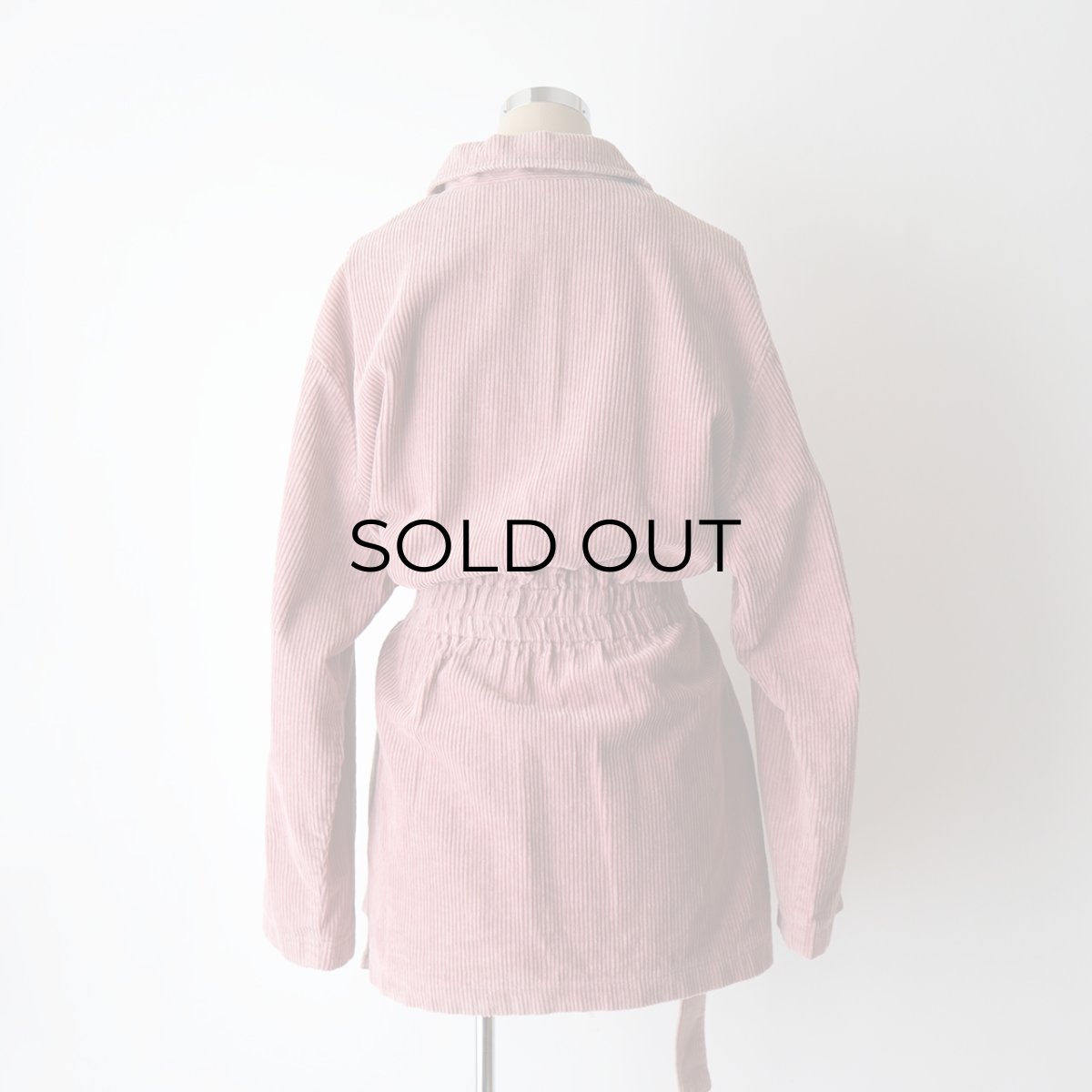 画像13: UNKNOWN BRAND COTTON WIDE WALE CORDUROY HALF COAT (13)